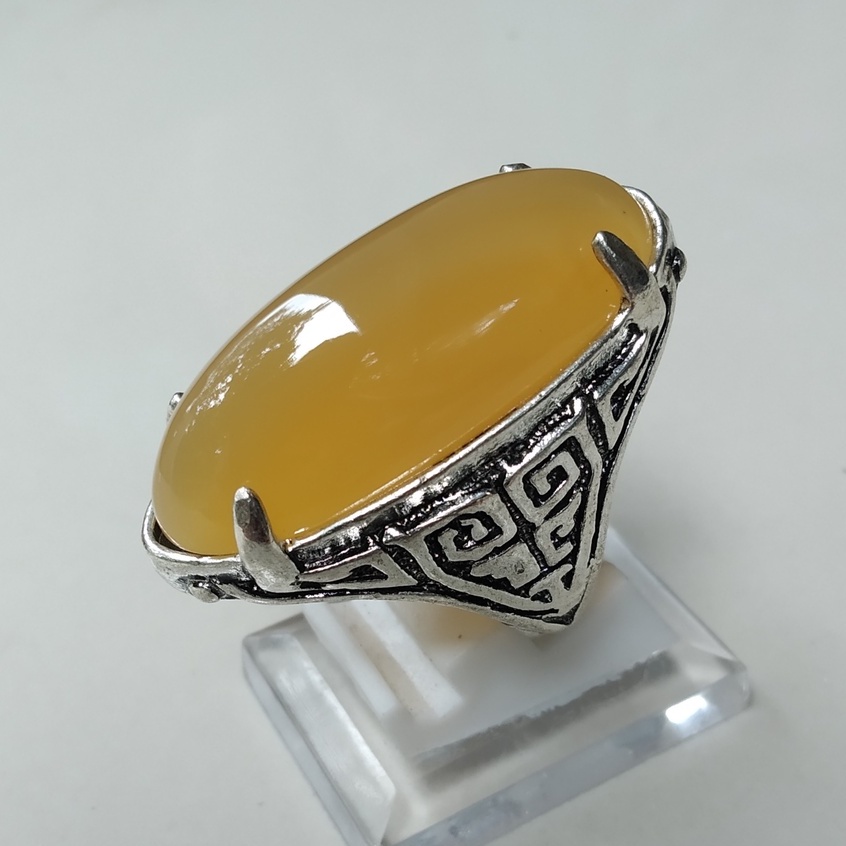 CINCIN PRIA/WANITA BATU AKIK ANGGUR PACITAN MODEL PANDAN