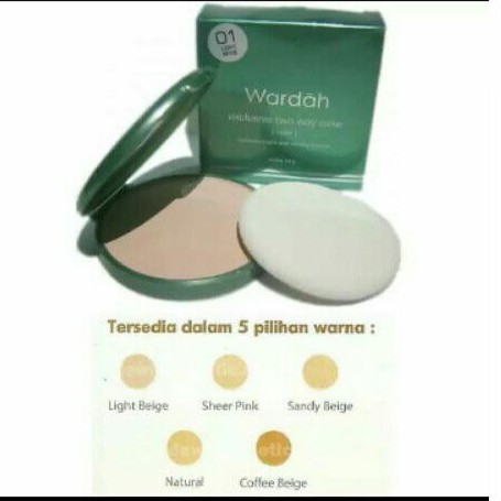 wardah refil exclusive two way cake