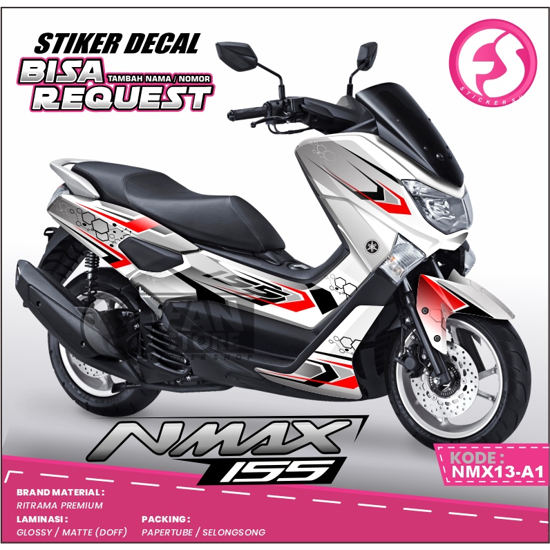 Decal Nmax Full Body - Sticker Striping Nmax Old - Sticker Full Body Nmax - Kode NMX13