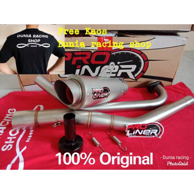 Knalpot Proliner Suzuki GSX 150 TR 1 R short Titan Fullsystem Original Proliner