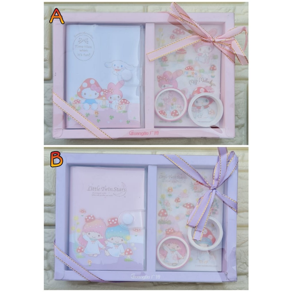 

NOTES 3 IN 1 (NOTES, ISOLASI, STIKER) ORI SANRIO HELLO KITTY LTS