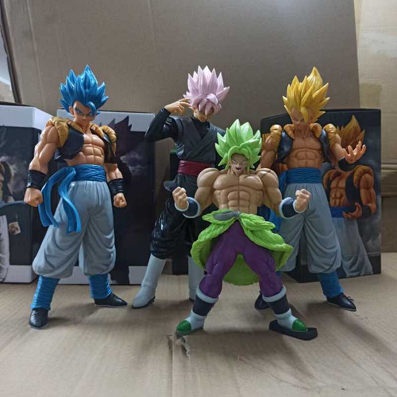 Dragon Ball Super Gogeta Grandista ROS Son Goku Gogeta Super Saiyan Goku Rose PVC Action Figures Toy