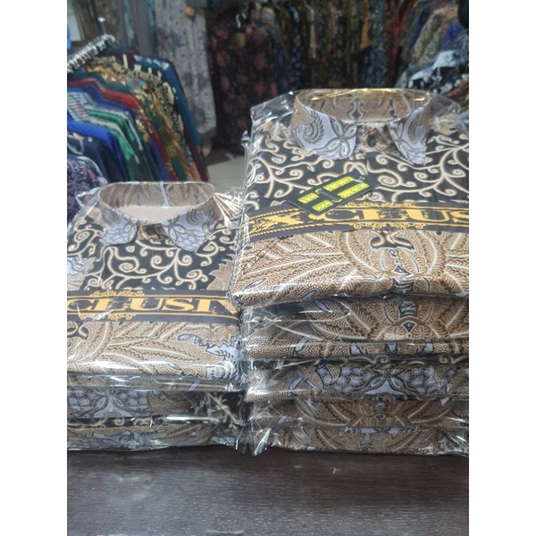 BAJU BATIK COUPLE AYAH DAN ANAK PREMIUM KATUN FURING MOTIF ELEGANCE