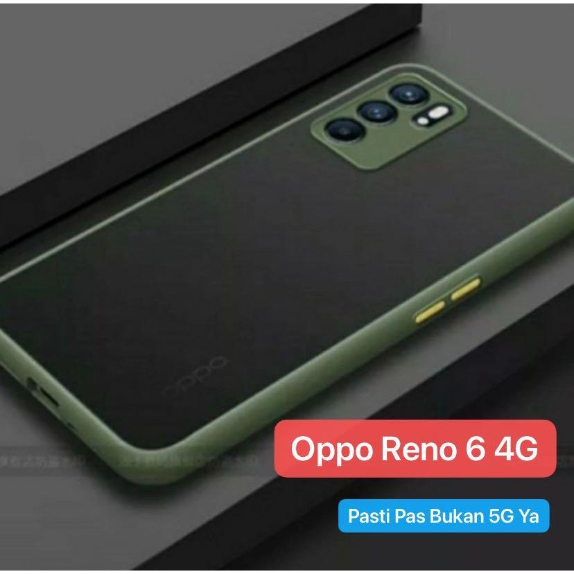 CASE OPPO RENO 6 4G Soft Case Terbaru Versi Indonesia Casing Cover Mewah Handphone