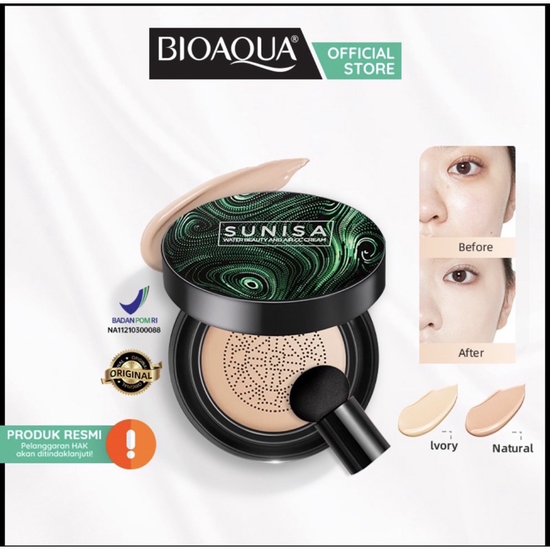 BIOAQUA x Sunisa Air Cushion BB Cream CC cushion 20gr