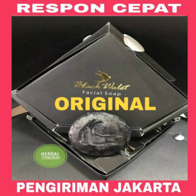 SABUN WAJAH BLACK WALET ORIGINAL/SABUN BLACK WALET FACIAL