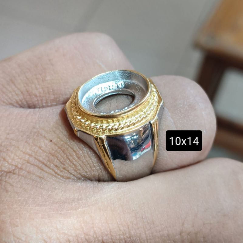 EMBAN RING CINCIN TITANIUM 10X14