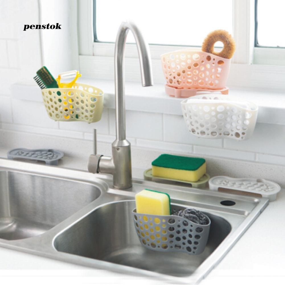 Pentkitchen Gadget Bathroom Sink Drain Bag Basket Storage Holder Rack Organizer Tool Shopee Indonesia