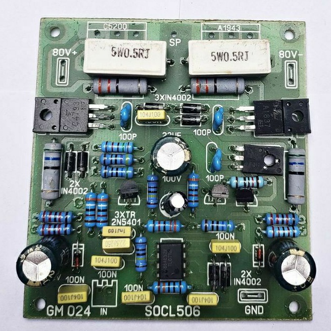 kit driver power amplifier super ocl socl 506 gm fiber