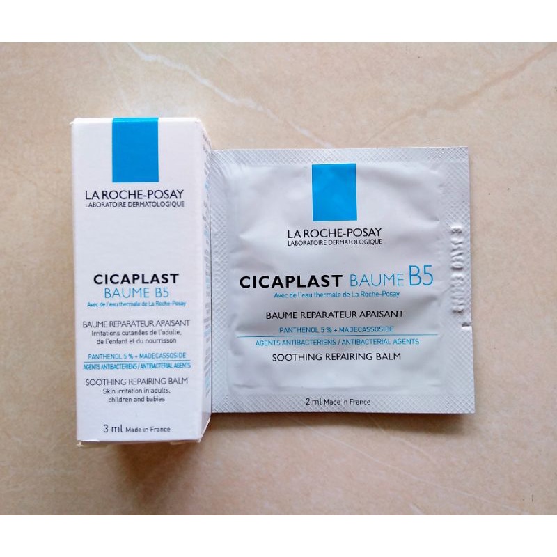 Jual La Roche Posay Cicaplast Baume B Soothing Balm Ml Sachet Travel Sample Size Shopee