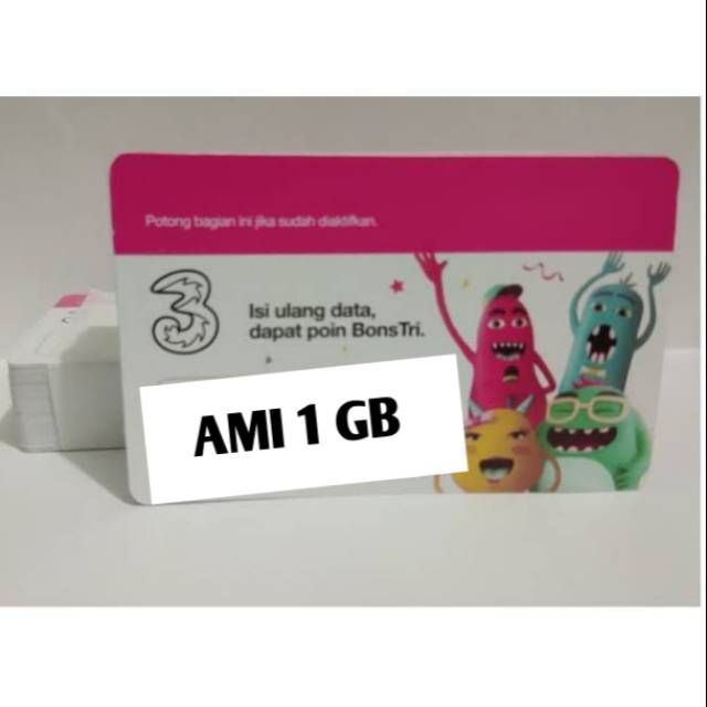 VO Tri Ami 1 GB Unlimited youtube 7 hari