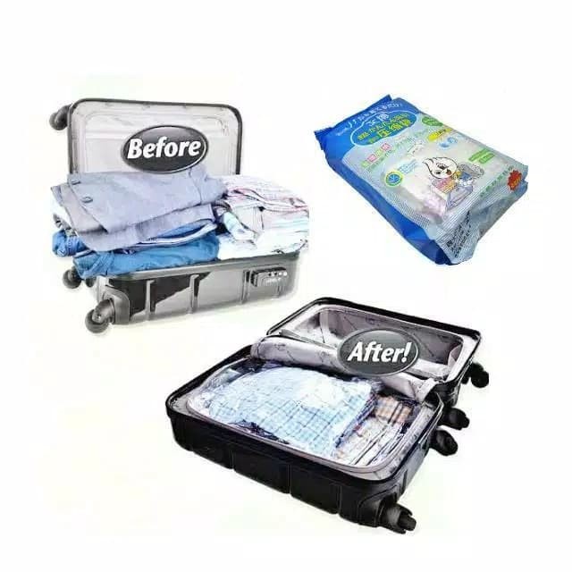 

Ready VACUUM BAG PLASTIK PRESS VAKUM ISI 8 FREE GRATIS POMPA Murah