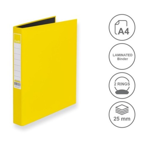 

Nikmati Bantex Laminated Ring Binder 2 Ring Kapasitas 25Mm Size A4 - 1130 Diskon
