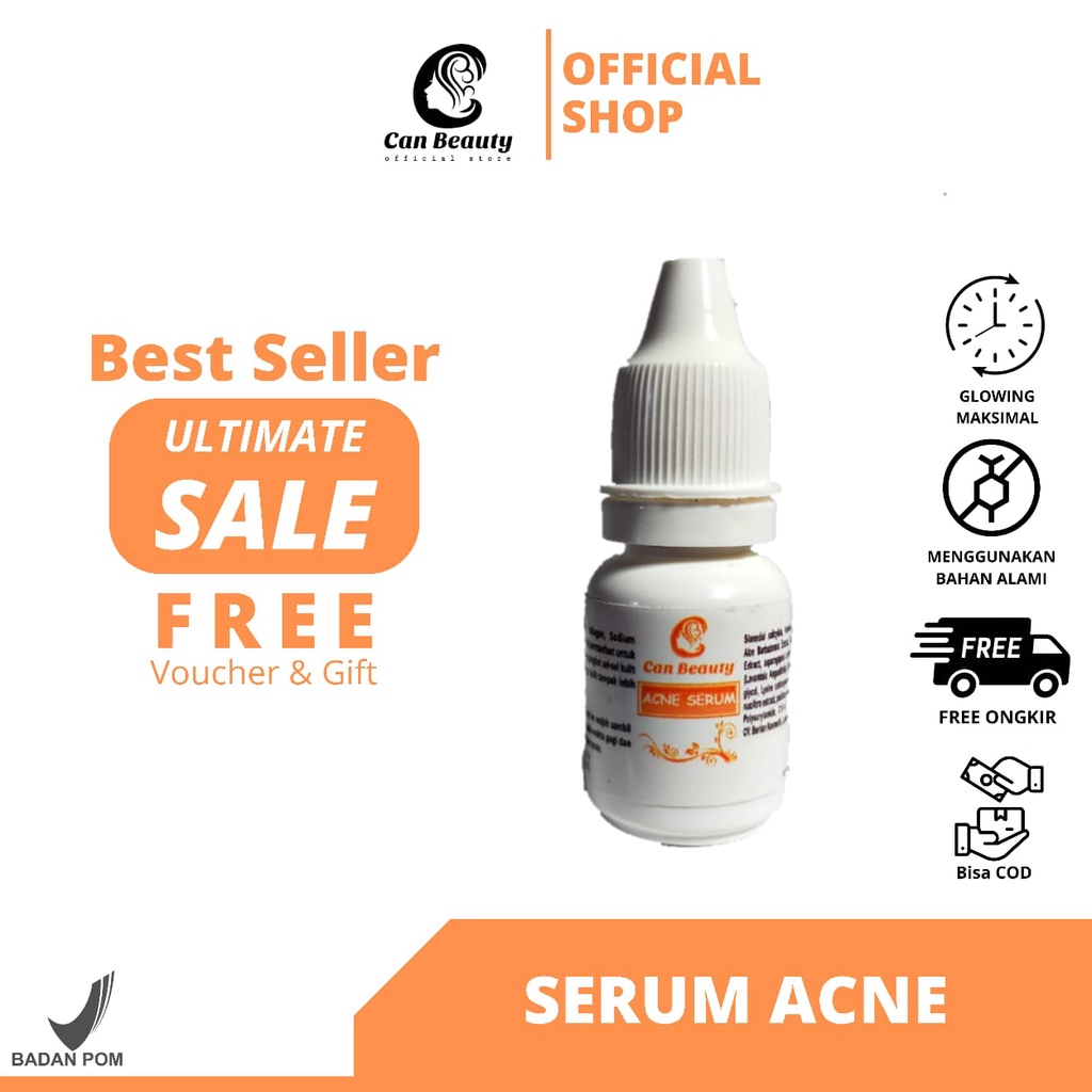 SERUM ACNE / Can beauty skincare bpom / Paket acnes jerawat lengkap ori/ Paket acne CAN BEAUTY / per