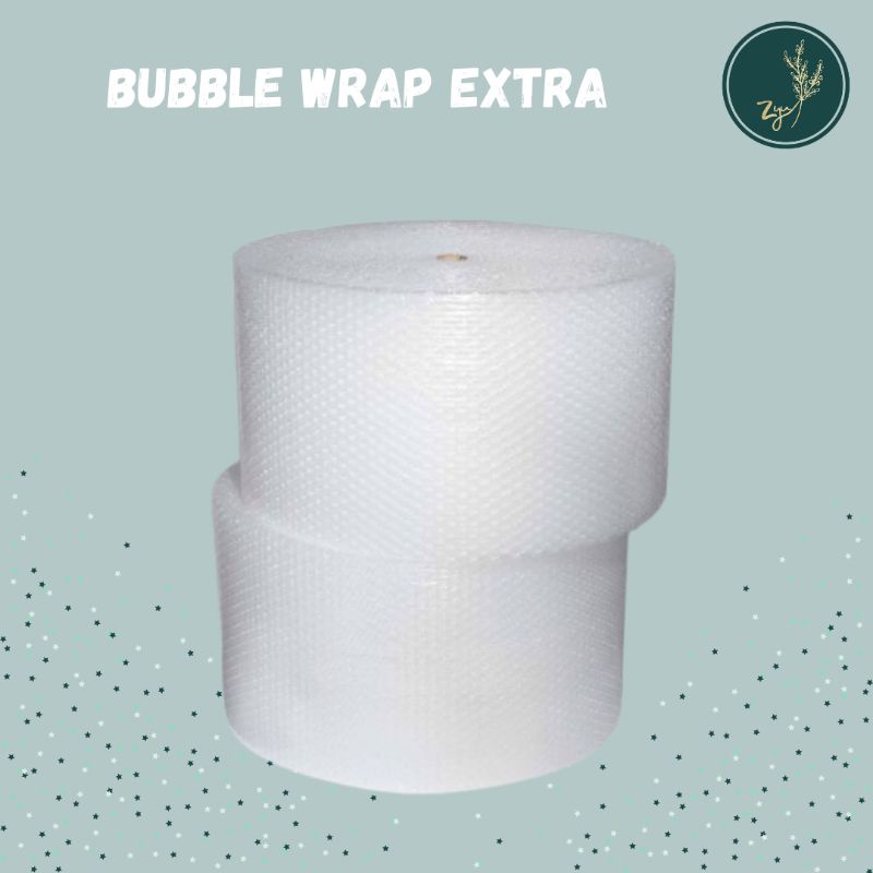 

Bubble Wrap Extra untuk tambahan packing