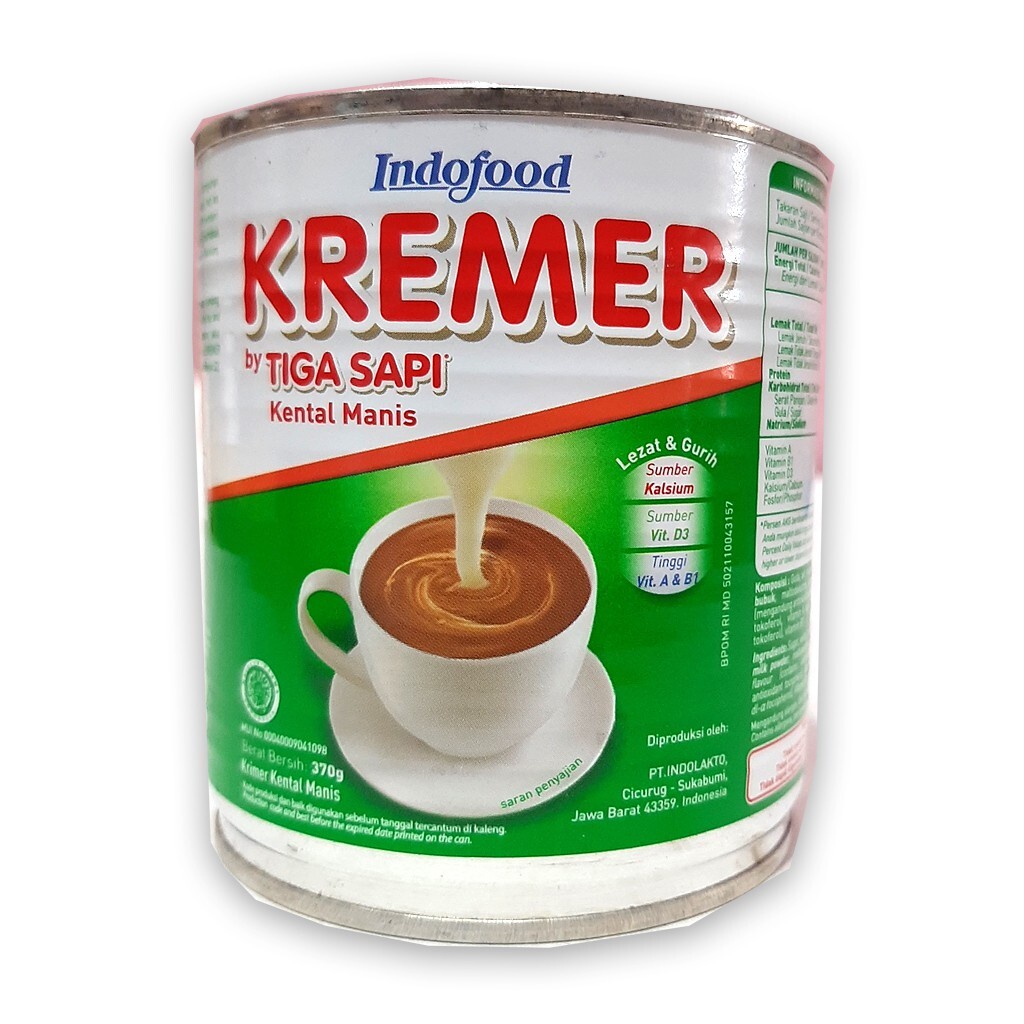 

Indofood Kremer Tiga Sapi 370gr barcode 8992702000179