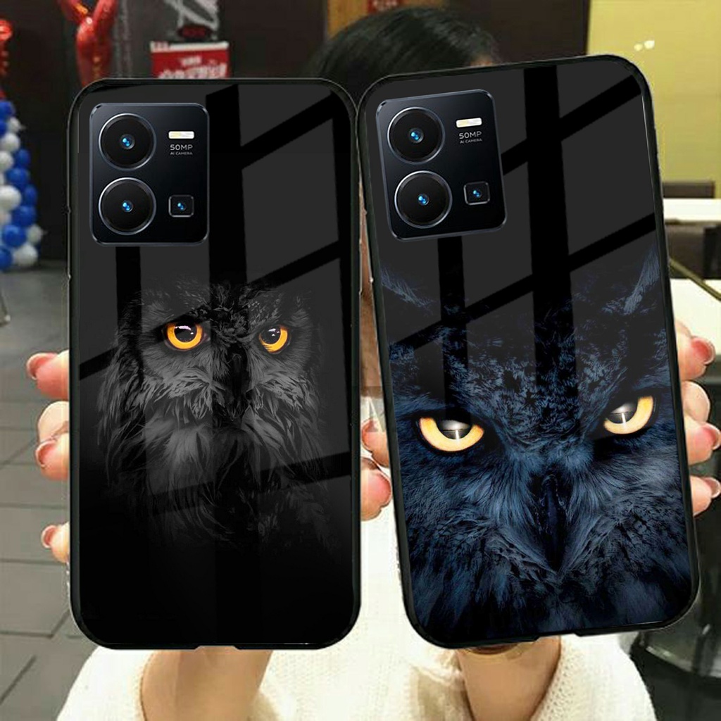 Softcase Glass Vivo Y35 2022 [K185] - Softcase Mirror - Softcase Kaca Vivo Y35 2022 - Softcase Glass