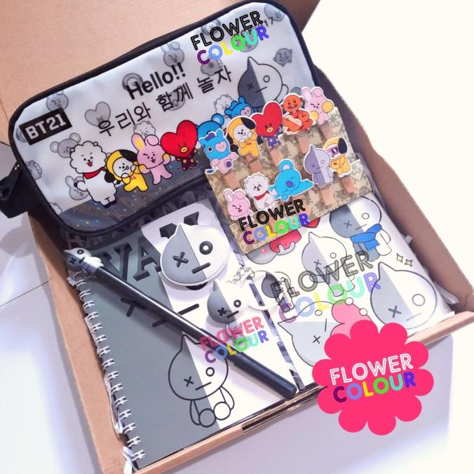 

Office & Stationery | Alat Tulis | Paket Alat Tulis Karakter Bt21 Chimmy Cooky Tata | Best Seller