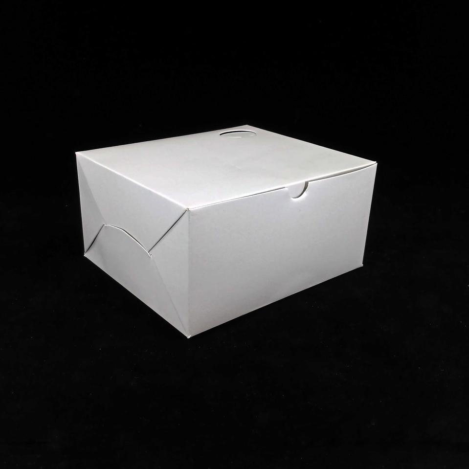 

Kekinian.. KOTAK KUE - SNACK BOX - DUS KEMASAN MAKANAN - UK 12X14 - POLOS - ISI 100 PCS 56