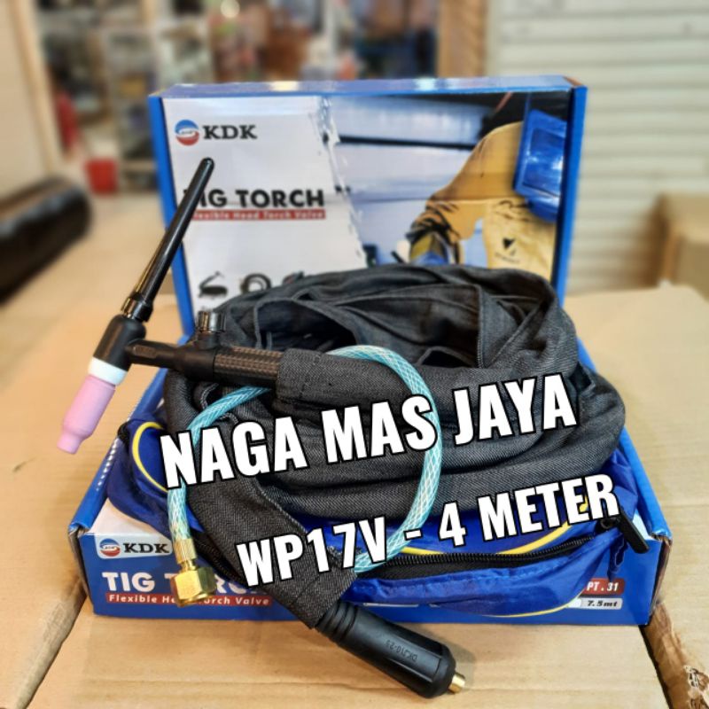 STANG LAS ARGON WP17V 4METER / TIG TORCH WP 17 / STANG ARGON WP17 MANUAL