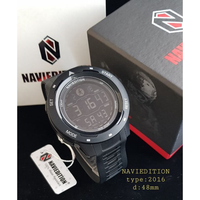 jam tangan digital naviedition 2016, 100% original &amp; water resistant