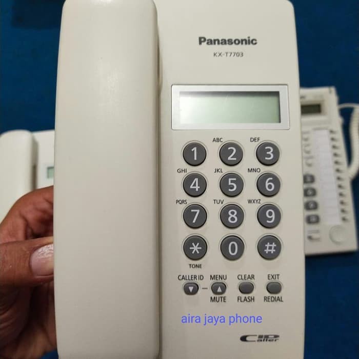 Pesawat Telpon Telephone KX-7703 seken second mulus