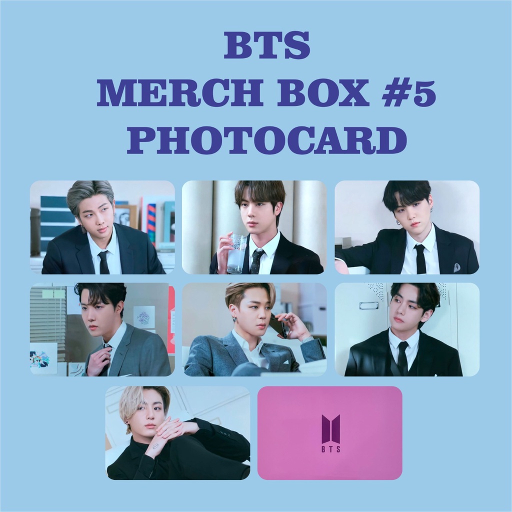 BTS MERCH BOX #5 PHOTOCARD