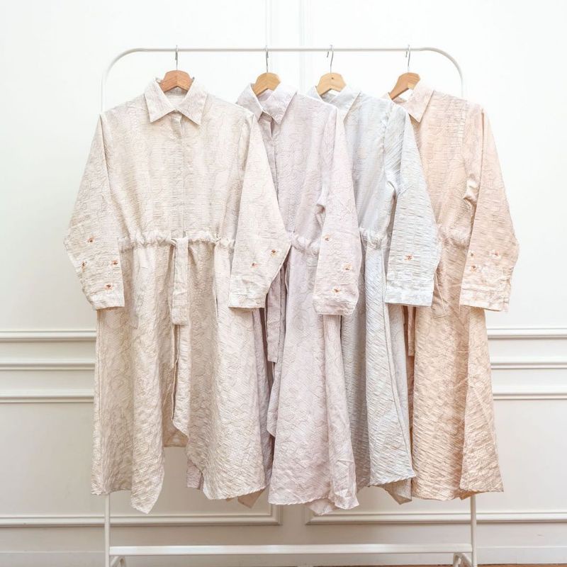 Tunik Lace Garden Crinkle Terbaru