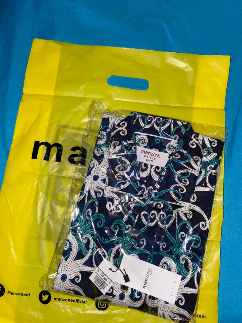 Manzone Kemeja Batik Slim Fit Aslan 8 (gatra 6) Bestbuy - Black