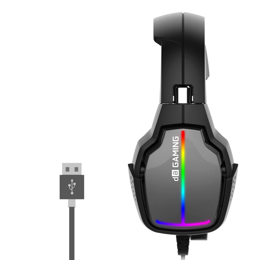 Headset DA Digital Alliance Delta Armor X RGB Virtual 7.1 - Gaming Headset