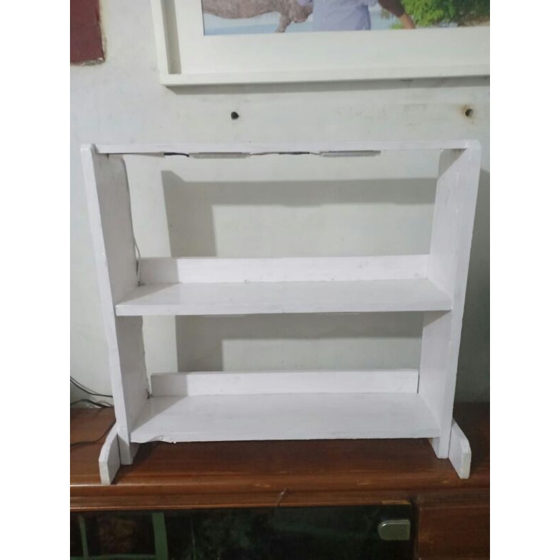 Flash Sale Promo murah Rak cupang jati belanda plus lampu led, P 60cm x T 60cm x L 14cm