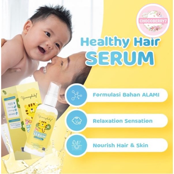 Yummys Baby Shampoo &amp; Serum Penumbuh Rambut Bayi 60ml Sampoo Serum 60 ml