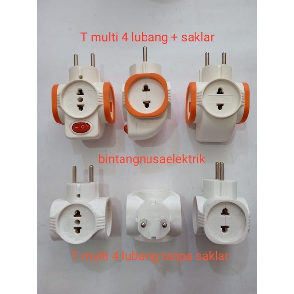 Matsu MT-317S/ MT-317 Stop Kontak Steker T Multi 4 Lubang + Saklar/ Stop Kontak Steker Te Multi 4 Lubang + Saklar/ Stop Kontak Steker  T Multi 4 Lubang/ Stop Kontak Steker Te Multi 4 Lubang/ Sambungan Stop Kontak Steker T Multi 4 Lubang + Saklar