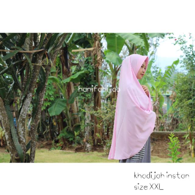 Hijab khadijah instan size XXL
