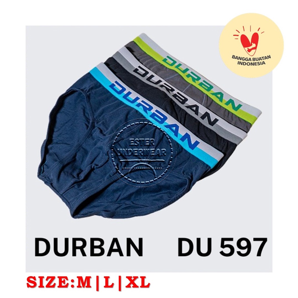 Celana Dalam Pria Durban DU 597 ISI 3Pcs