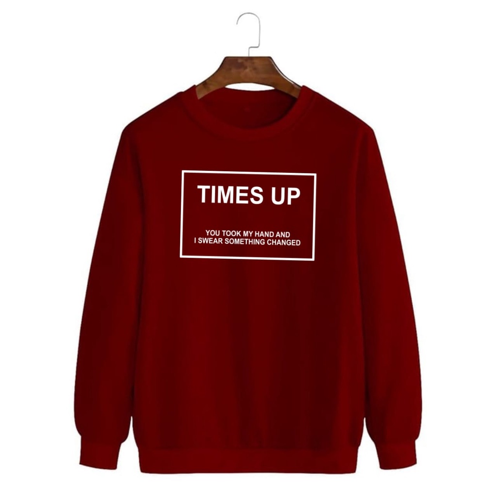 ALIPIO FASHION - BAJU SWEATER TIMES UP / sweater pria / wanita / keren / terbaru