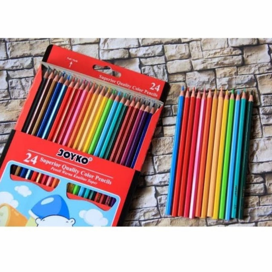 Pensil Warna JOYKO 24 Warna Panjang