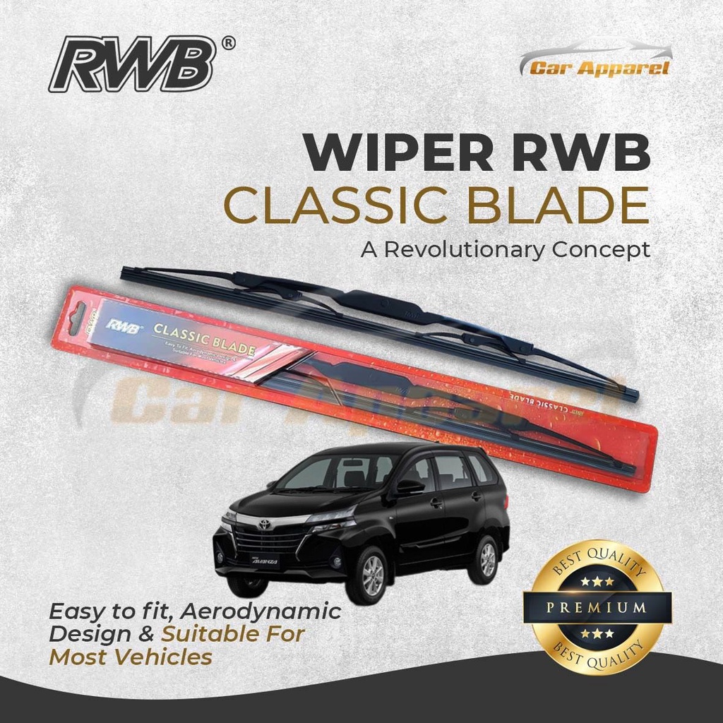 Wiper RWB Classic / Windshield All New avanza veloz xenia Classic RWB