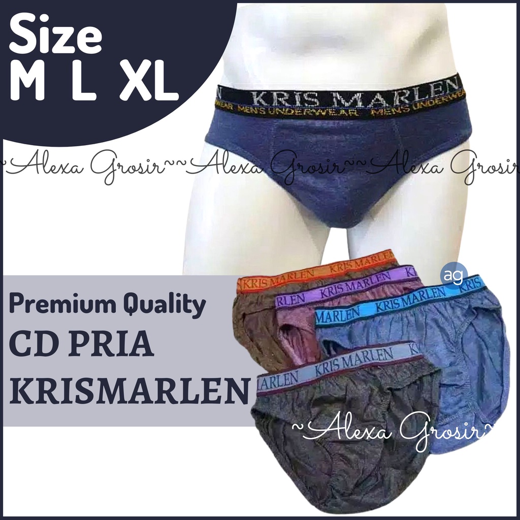 Undies Celana Dalam Pria KrisMarlen CD pria | Harga grosir | Murah Ukuran size M,L ,XL