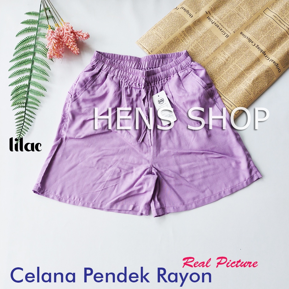 CELANA PENDEK WANITA Hotpants JUMBO RAYON PREMIUM