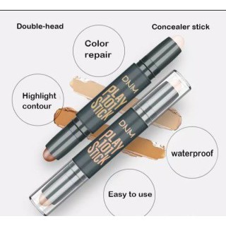 Concealer DNM Stick 2 Head Light Shading - Contour DNM Dua Sisi Untuk Mencerahkan Kulit