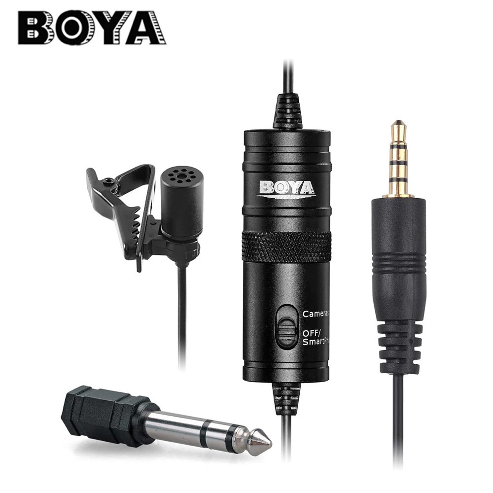 GoodCase - Microphone Boya BY-M1 3.5 Mm Lavalier Microphone