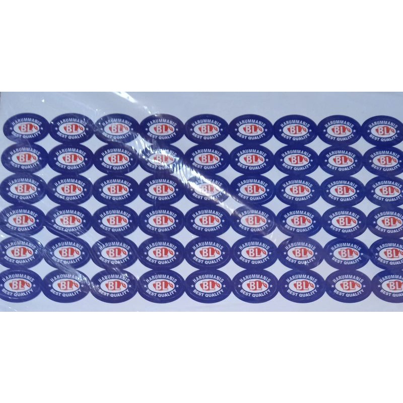 cap buah mangga bali /label buah mangga harum manis bali 1pak isi 25lembar