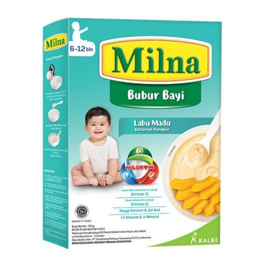 Milna Bubur Labu 120 gr