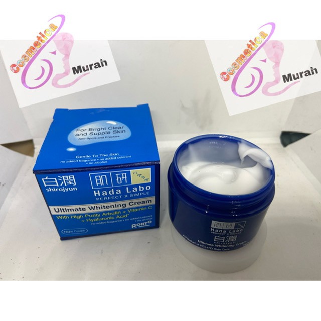 hada labo shirojyun ultimate whitening cream / cream wajah hada labo