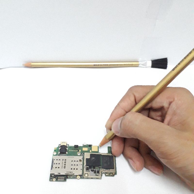 

Pensil ajaib pembersih pcb kuningan kuas pembersih elektronik
