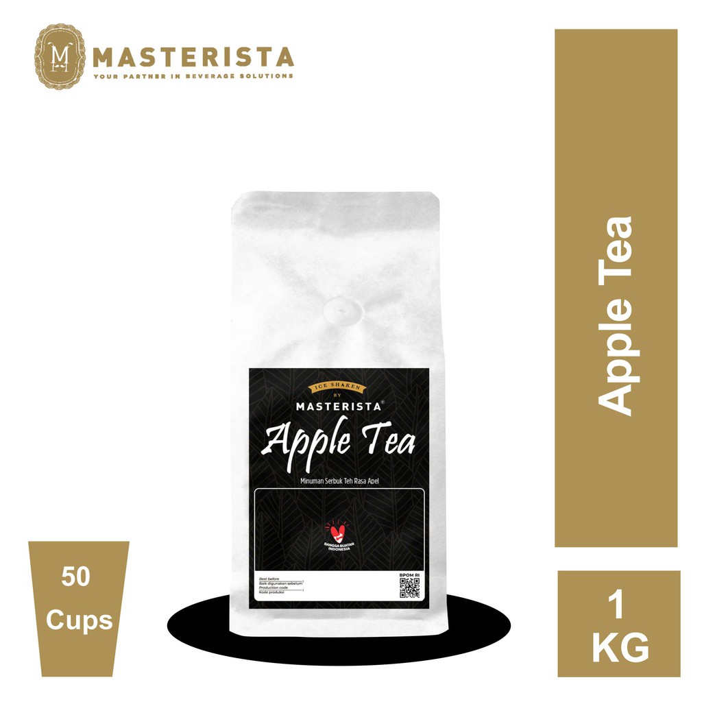 

Bubuk Minuman Masterista Ice Shaken Apple Tea 1kg