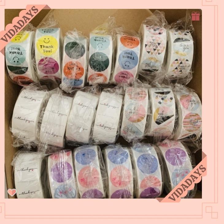 

2.2 HARGA GROSIR VIDADAYS PROMO! [500Pcs/Roll] Sticker Thank You Online Shop/ Stiker Gulung/ Label Roll/ Tempelan Packaging Cantik/ Thanks For Order