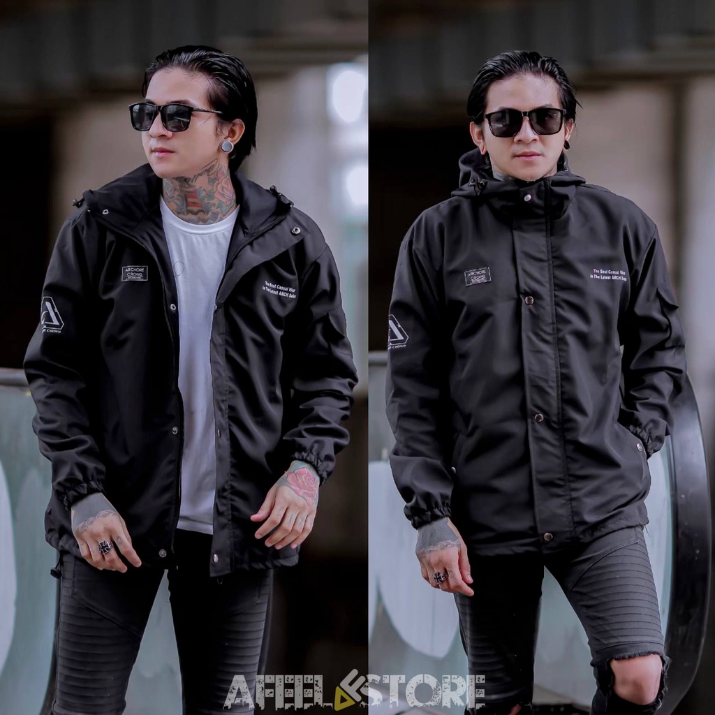 JAKET PRIA - JAKET CASUAL PRIA-JAKET SALVIOHEXIA-JAKET WATERPROOF OUTDOOR -JAKET PARASUT PRIA MURAH-Gambar 14