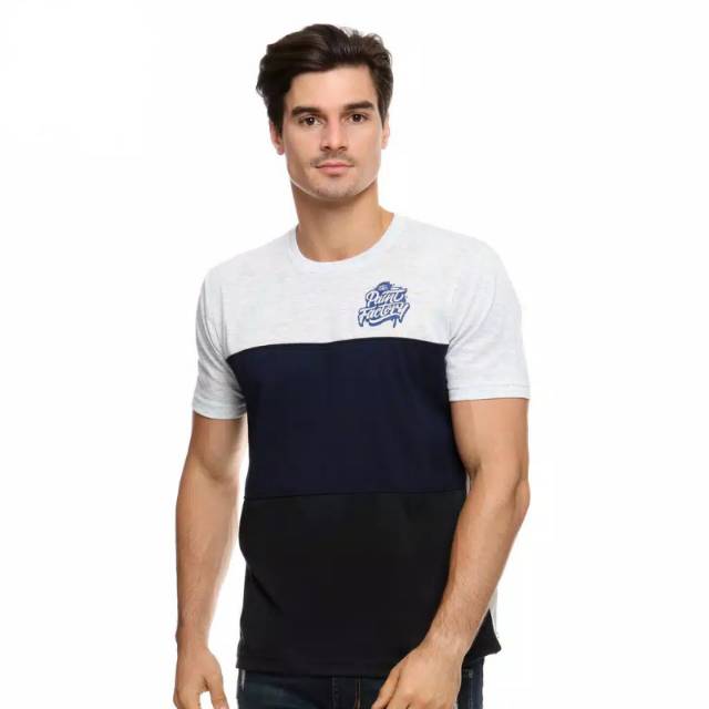 AR89 Pakaian Pria T-Shirt 2 Warna (Hitam Putih)